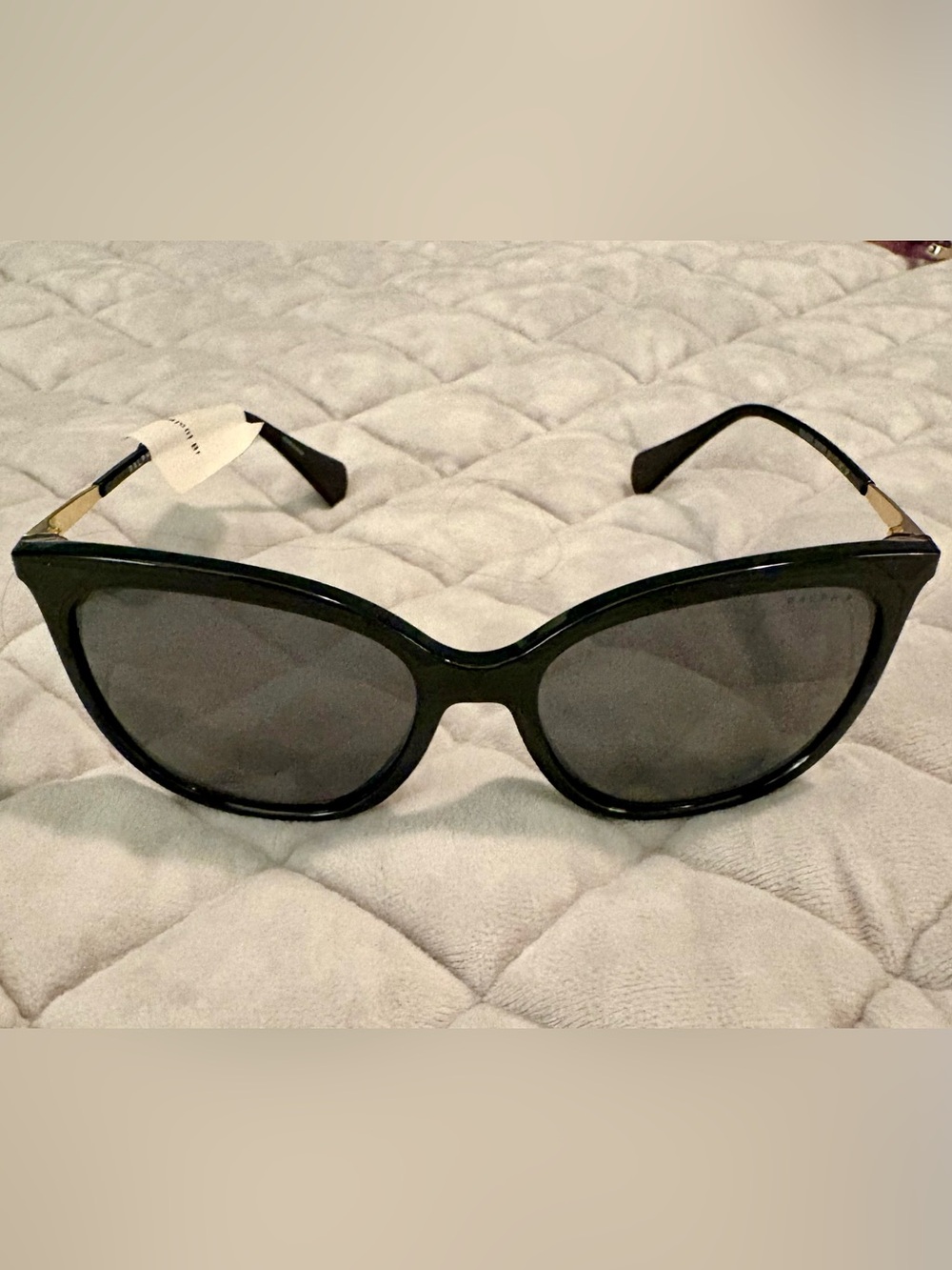Ralph Lauren black butterfly style sunglasses - Picture 3 of 5